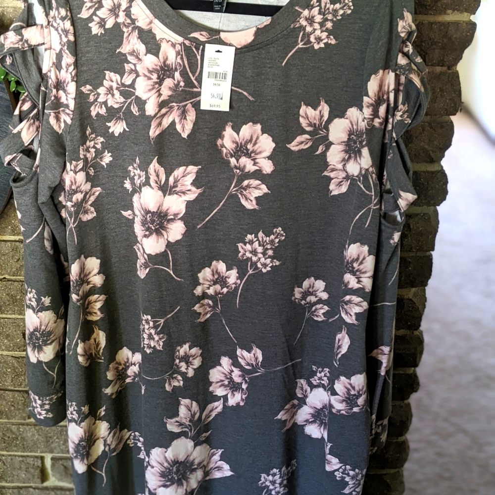 Lane Bryant Dress soft sweatshirt material